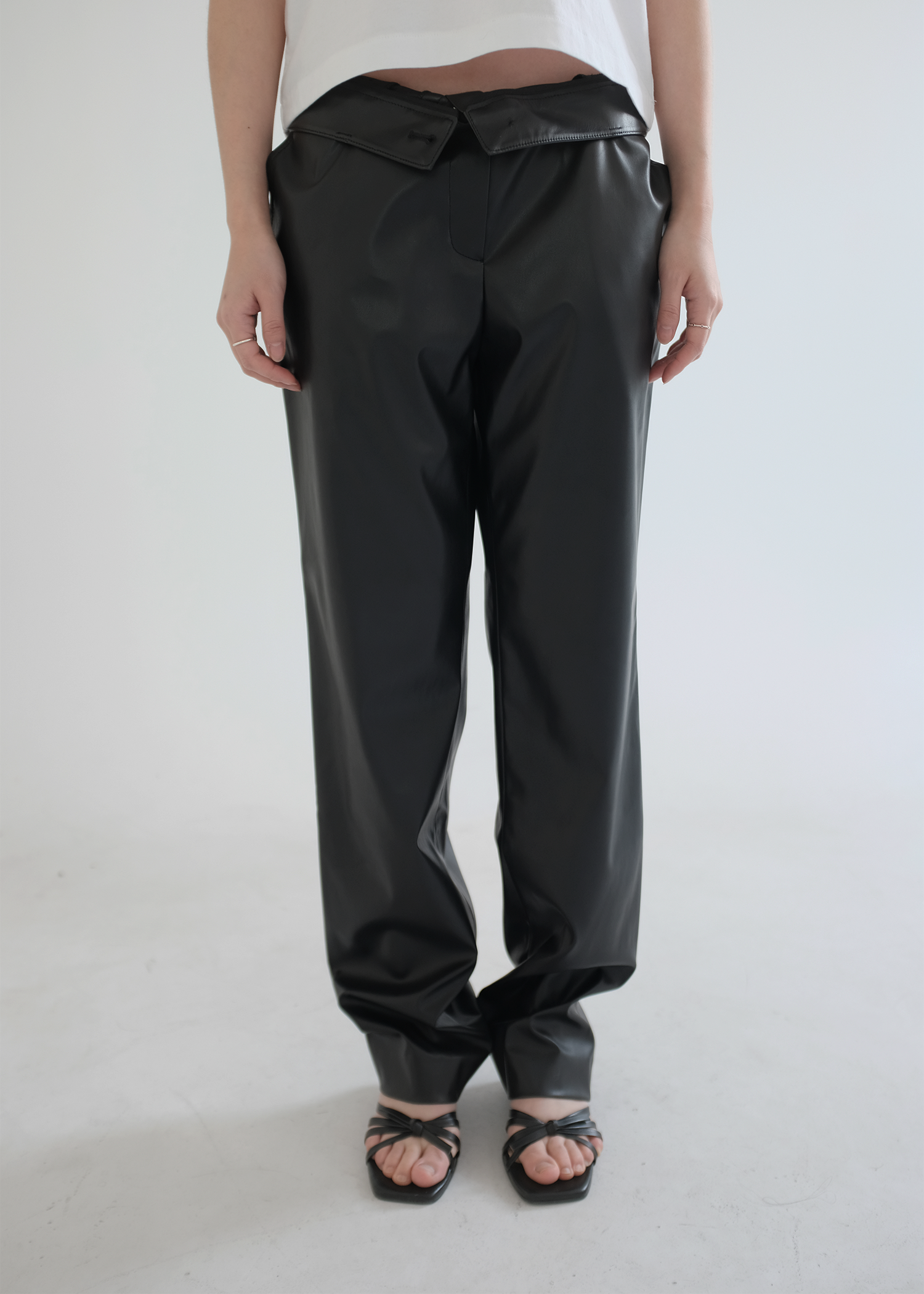 Reversible Leather Pants