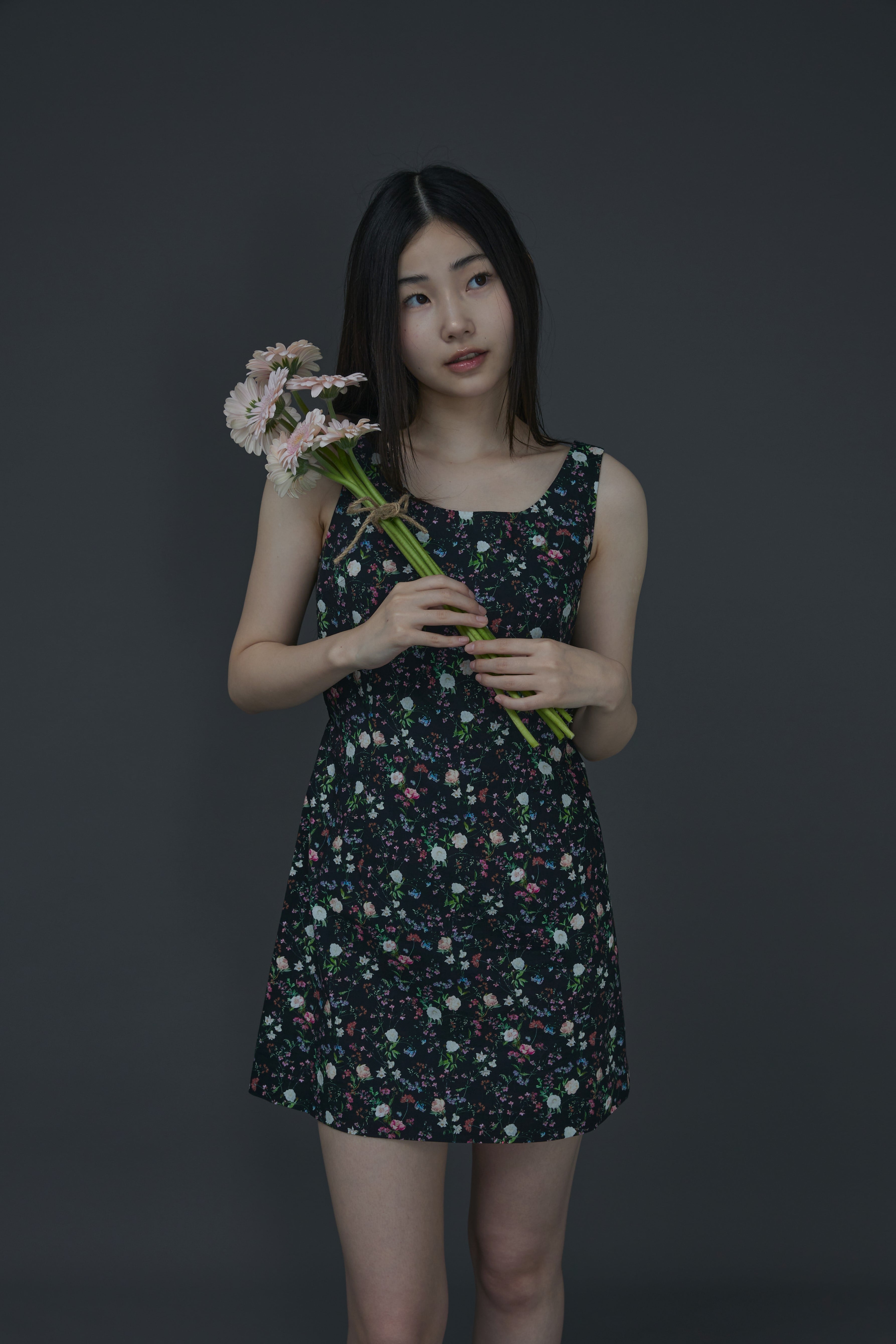 Flower Mini Dress